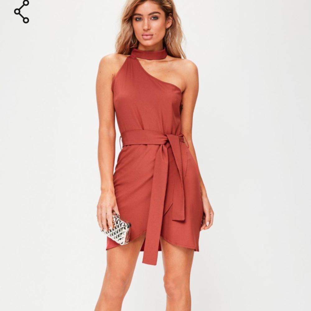 Tie waist bodycon dress